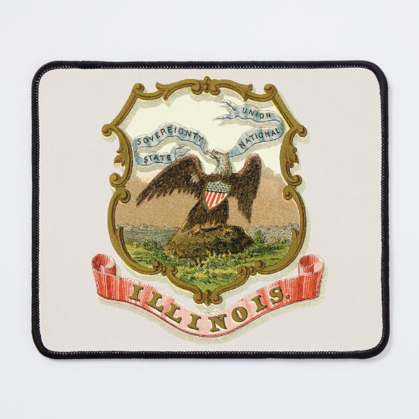 Item preview, 1876 Illinois Coat of Arms designed and sold by historicimage.