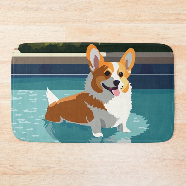 Item preview, Pool Corgi designed and sold by Corgi-at-night.
