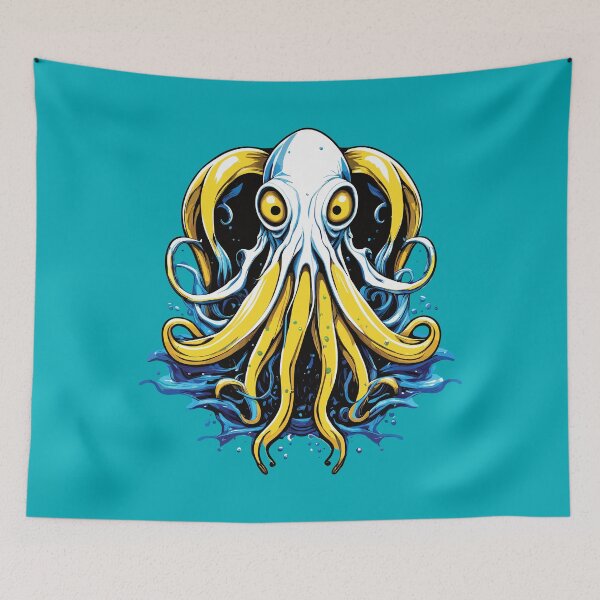 Item preview, A squid with banana tentacles designed and sold by twisted-dot.
