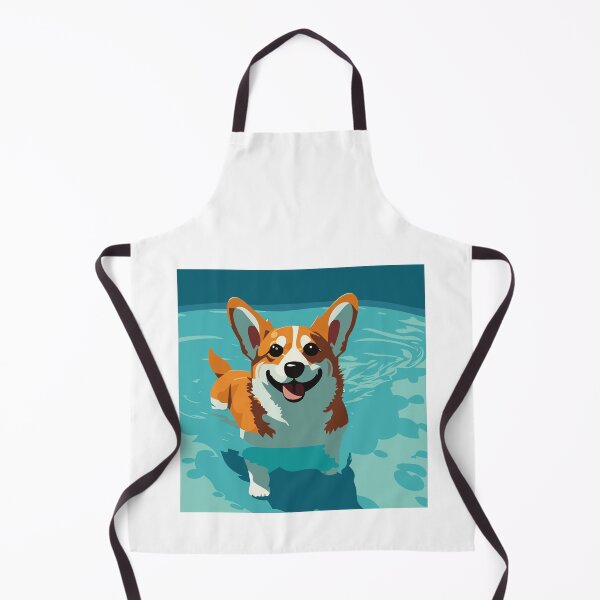 Item preview, Swimming Corgi designed and sold by Corgi-at-night.