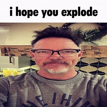 "Matthew Lillard I hope You Explode Meme" Sticker for Sale by ...