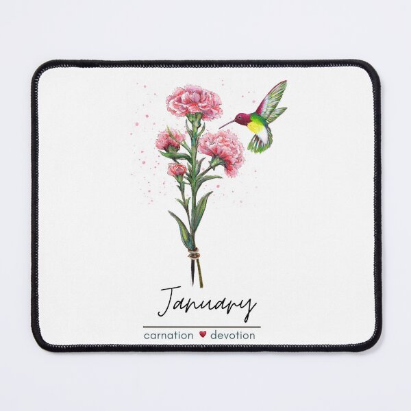 Item preview, January Birth Flower - Carnation designed and sold by Roy & Tiffany.