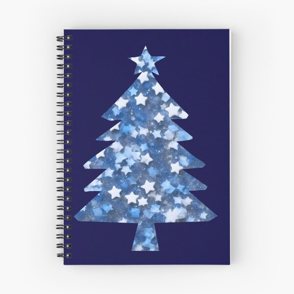Item preview, Christmas tree blue glitter designed and sold by KarakitAI.