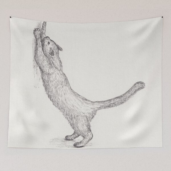 Item preview, Scratchy Cat designed and sold by alfietreloarart.