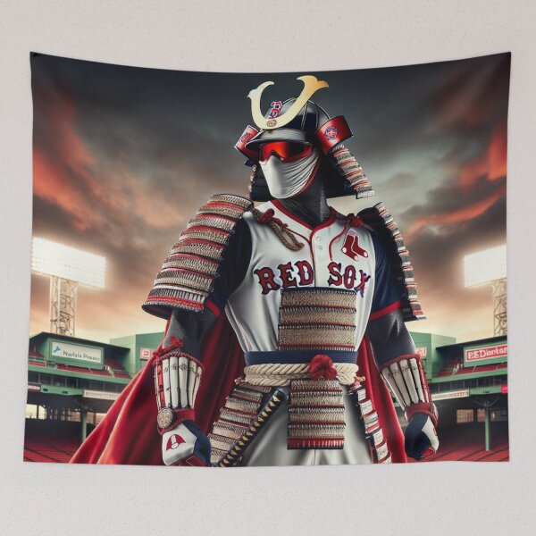 Item preview, Samurai Baseball Superhero Boston Red Sox designed and sold by BaseballGods.
