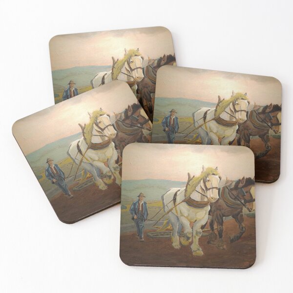 Item preview, Harrowing, a painting with horses designed and sold by DStrzebonski.