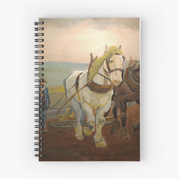 Item preview, Harrowing, a painting with horses designed and sold by DStrzebonski.