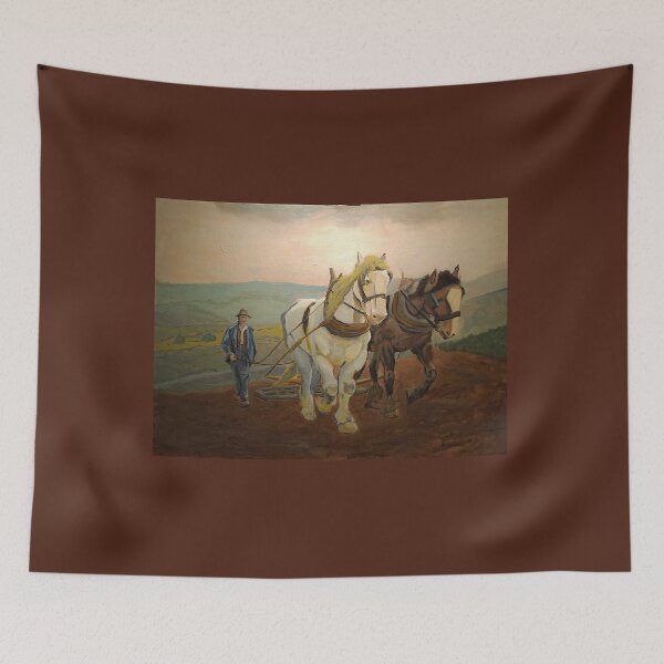 Item preview, Harrowing, a painting with horses designed and sold by DStrzebonski.