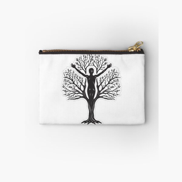 Item preview, Serene Silhouette Yoga Tree Pose - Nature-Inspired Meditation Art designed and sold by NovaGenArt.