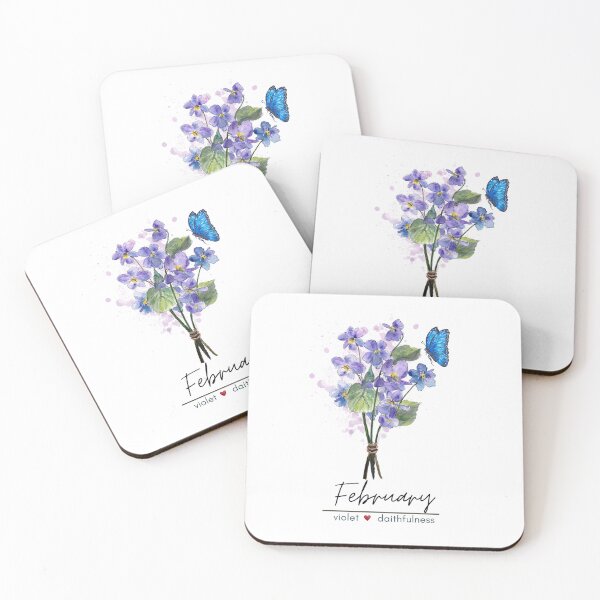 Item preview, February Birth Flower - Violet designed and sold by Roy & Tiffany.