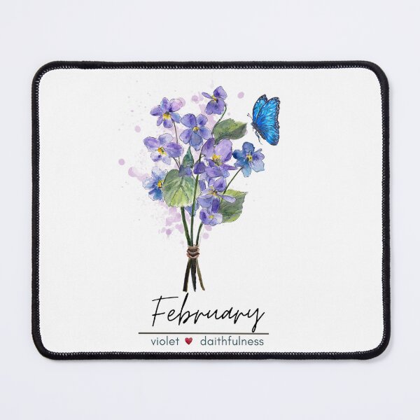 Item preview, February Birth Flower - Violet designed and sold by Roy & Tiffany.