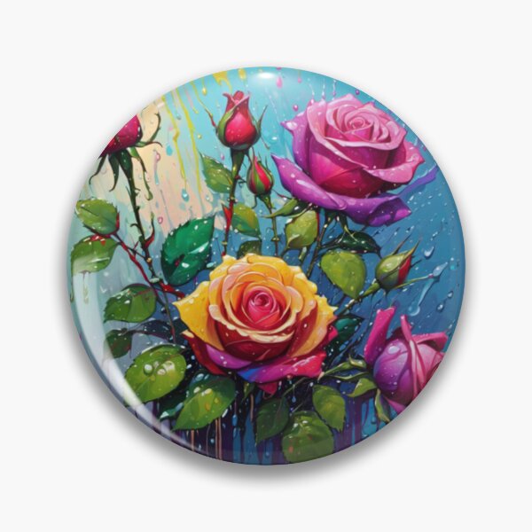 Item preview, Wet Rainbow Roses designed and sold by GypsyGarou.