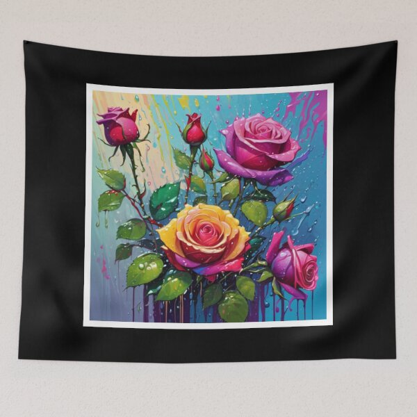 Item preview, Wet Rainbow Roses designed and sold by GypsyGarou.