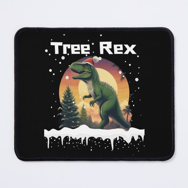 Item preview, Tree Rex Dinosaur Christmas Vintage Snow sunset designed and sold by Smix Pixels.