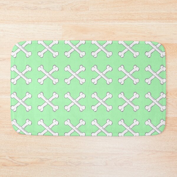 Item preview, Green Crossbones Pattern designed and sold by candycornsketch.