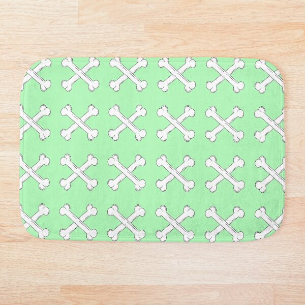 Item preview, Green Crossbones Pattern designed and sold by candycornsketch.
