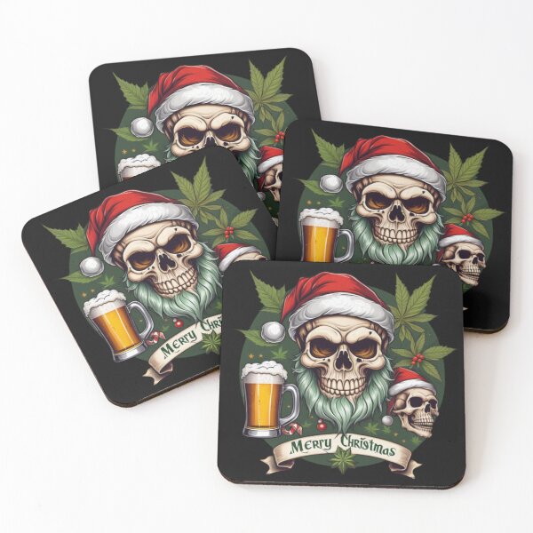 Item preview, merry christmas skull designed and sold by aipaint.