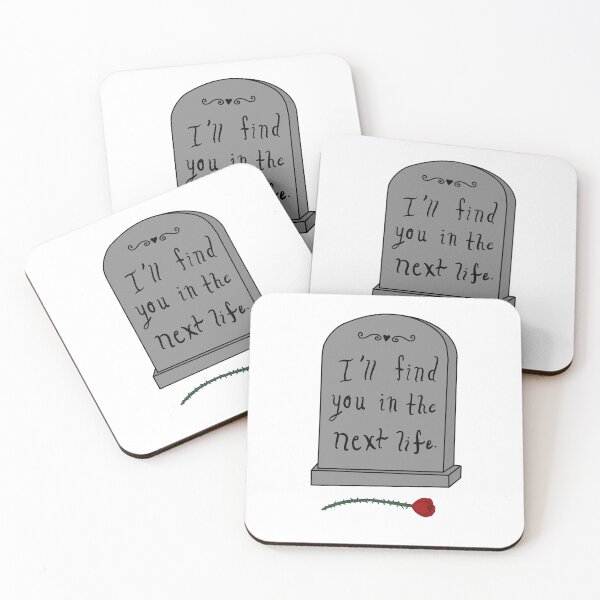 Item preview, Gravestone reincarnation message designed and sold by malaynab-artsy.