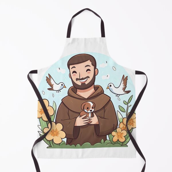 Item preview, Saint Francis of Assissi | cute style designed and sold by ComicsFactory.