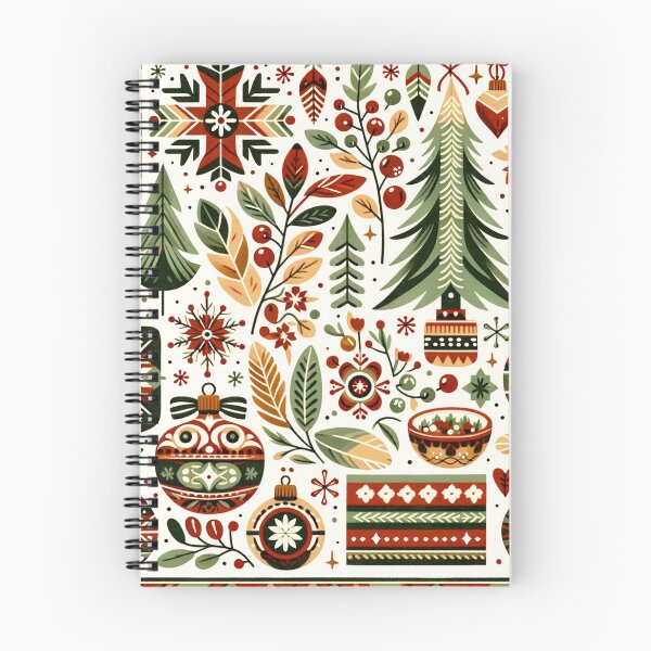 Item preview, Rustic Yuletide Charm: A Folk Art Christmas designed and sold by Gravitylessarts.
