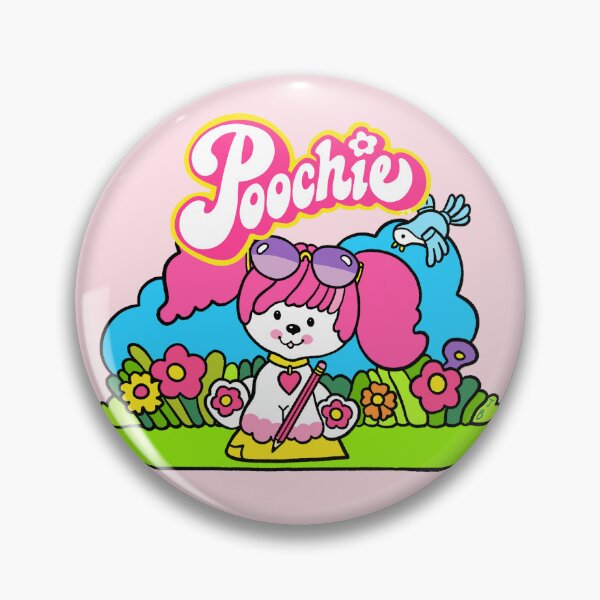 Item preview, Poochie writes a letter - Retro 80s Pink Dog designed and sold by FunnehGacha.