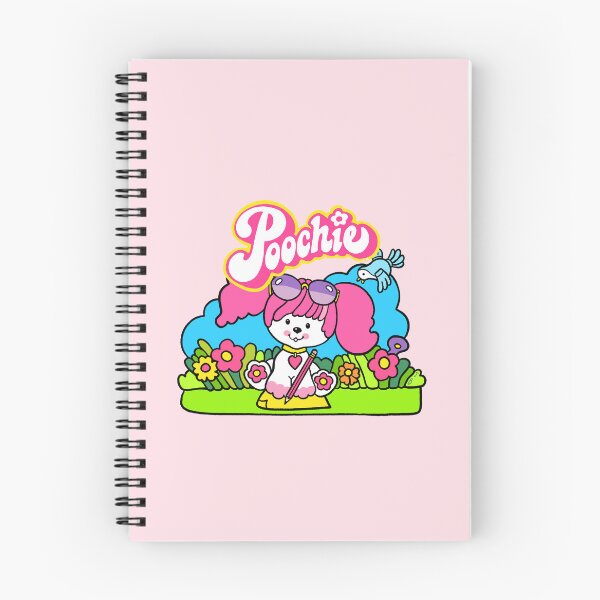 Item preview, Poochie writes a letter - Retro 80s Pink Dog designed and sold by FunnehGacha.