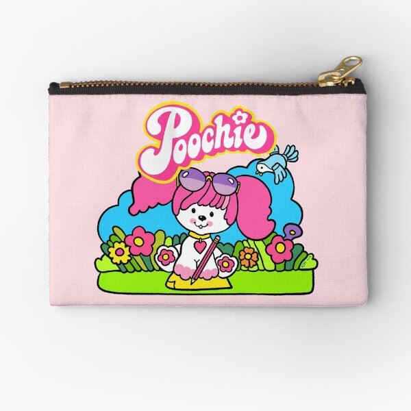 Item preview, Poochie writes a letter - Retro 80s Pink Dog designed and sold by FunnehGacha.