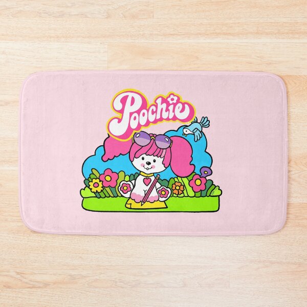 Item preview, Poochie writes a letter - Retro 80s Pink Dog designed and sold by FunnehGacha.