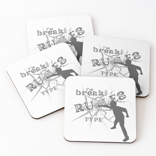 Item preview,  Break the rules type designed and sold by CherylinChicTee.