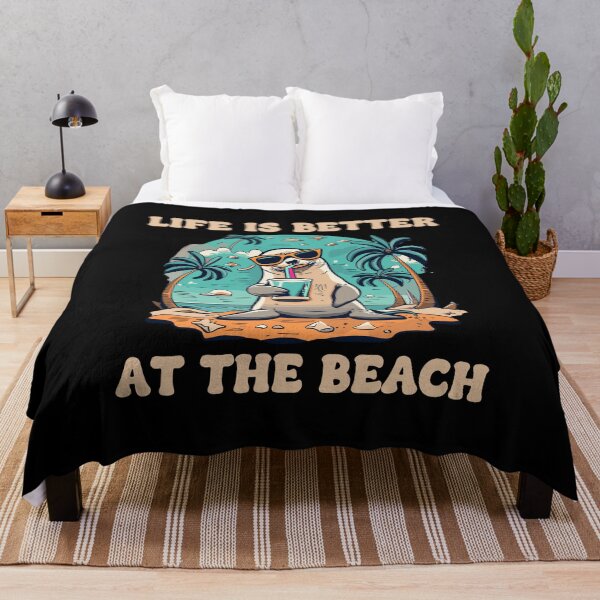 Item preview, Life Is Better At The Beach designed and sold by PetSafari.