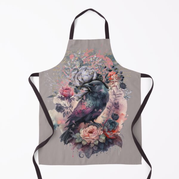 Item preview, Magickal Floral Raven designed and sold by incarnations.