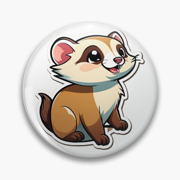 Item preview, Radiant Ferrets: Joyful Whiskers in Every Frame designed and sold by MoonShroomPrint.