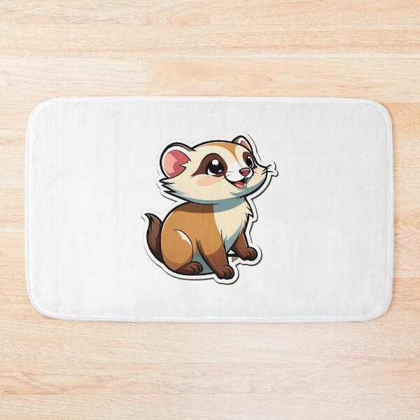 Item preview, Radiant Ferrets: Joyful Whiskers in Every Frame designed and sold by MoonShroomPrint.