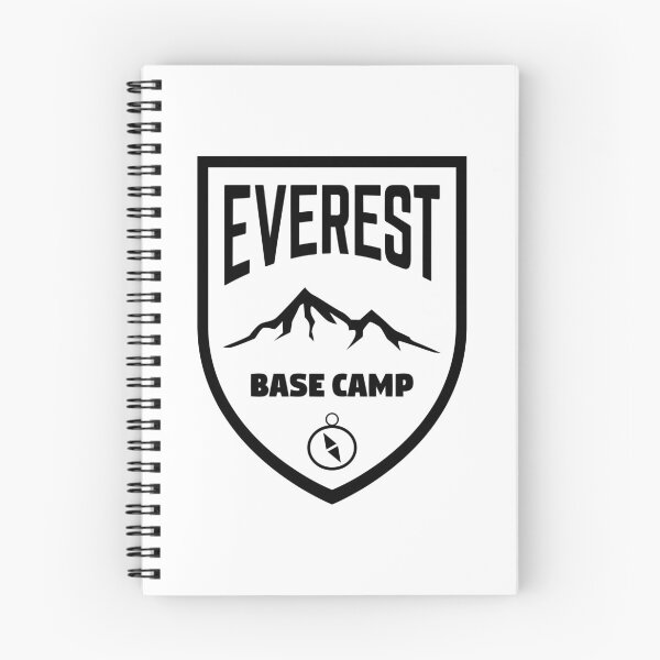 Item preview, Everest Base Camp Shield Black and White designed and sold by Studio Pico.