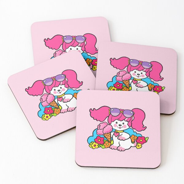 Item preview, Poochie Ice Cream - Retro 80s Pink Dog designed and sold by FunnehGacha.