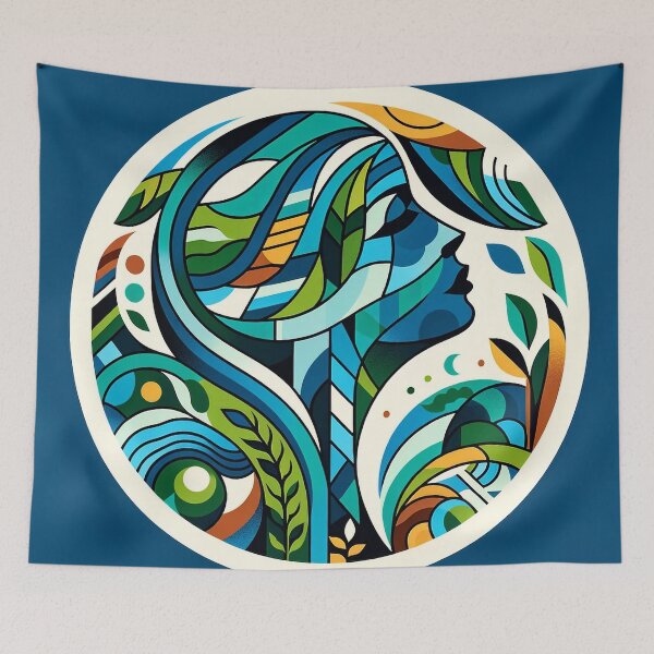 Item preview, Mother Earth Theme - Eco-Friendly Nature Art designed and sold by The-Library.