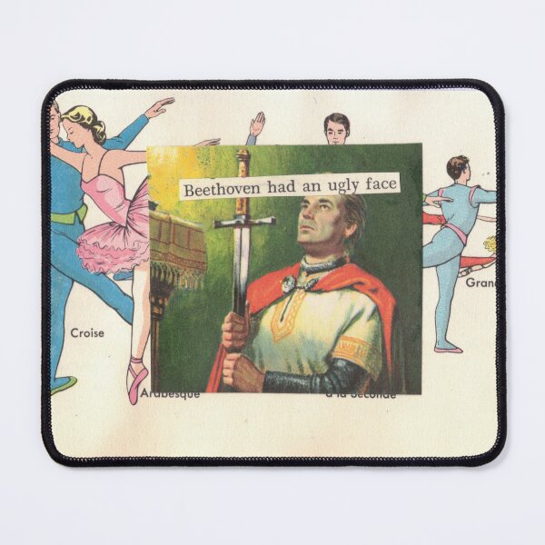 Item preview, Beethoven had an ugly face designed and sold by stayweirdart.