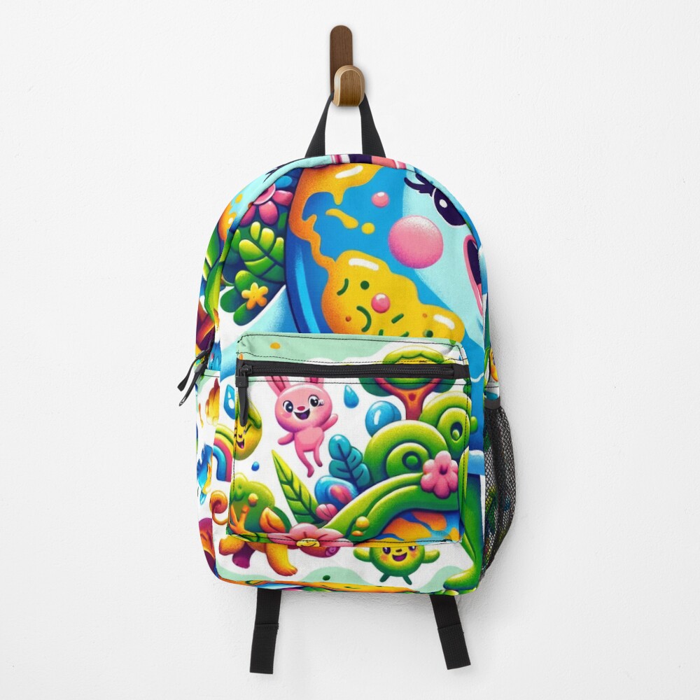 Vista previa del artículo con la obra «Mochila», diseñado y vendido por The-Library.