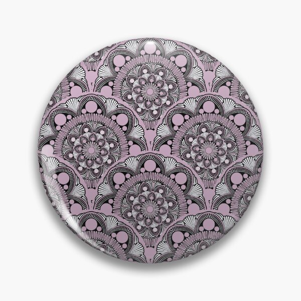 Item preview, Intangible Pink Lavender Dot Mandala Scallop designed and sold by Triplicate Limited.