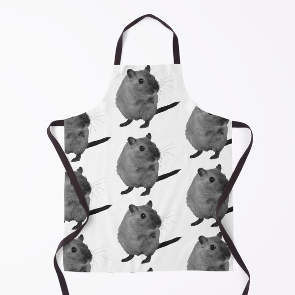 Item preview, Gerbil Silhouette: Photo Cutout in Black and White designed and sold by EmeraldeaArt.