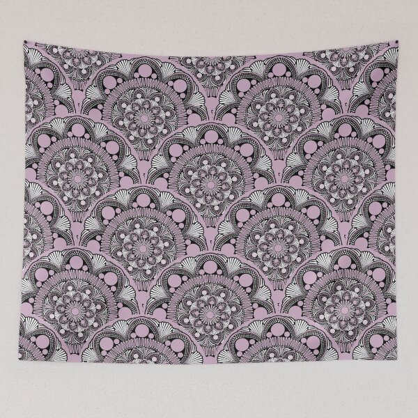 Item preview, Intangible Pink Lavender Dot Mandala Scallop designed and sold by Triplicate Limited.