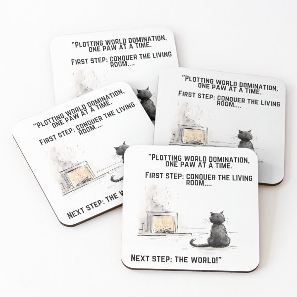 Item preview, Cat Contemplations - funny insights about life as cat designed and sold by artlife709.