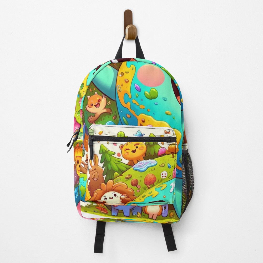 Vista previa del artículo con la obra «Mochila», diseñado y vendido por The-Library.