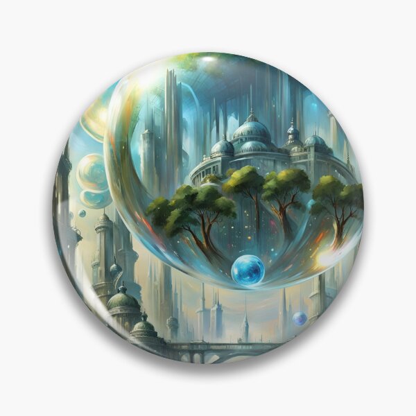 Item preview, Futuristic city in bubble designed and sold by Jason200000.