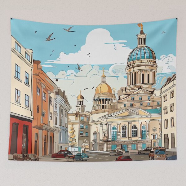 Item preview, Saint Petersburg | cute style designed and sold by ComicsFactory.