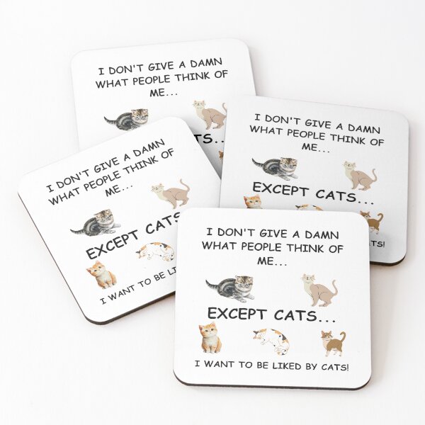 Item preview, Cat lovers quote designed and sold by Chris824.