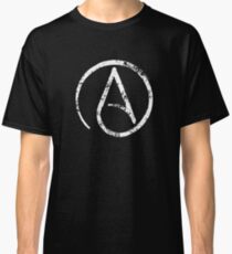 Distressed Atheist, Atheism Symbol Classic T-Shirt