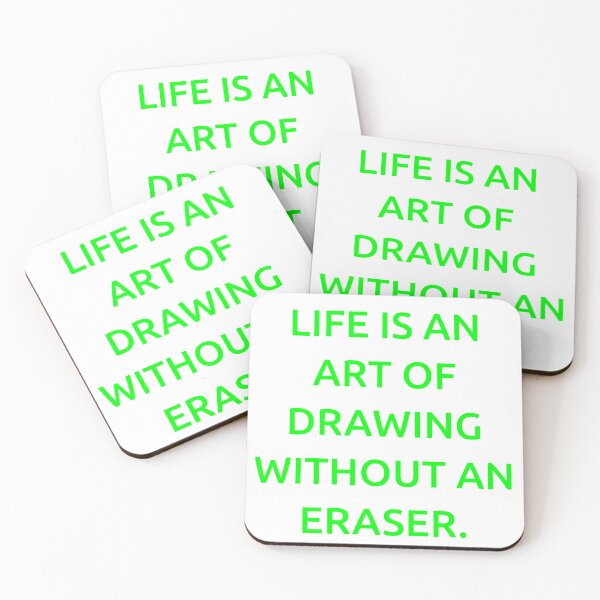 Item preview, Life is an art of drawing without an eraser. designed and sold by IMCDT.