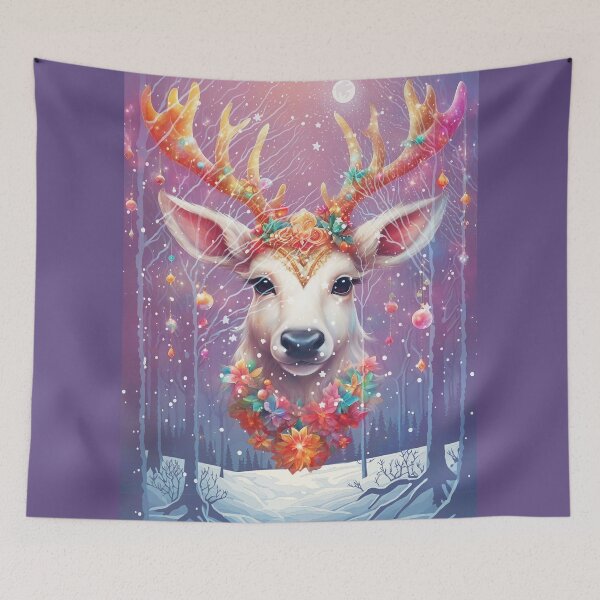 Item preview, CHRISTMAS DEER 3 designed and sold by Tammera.
