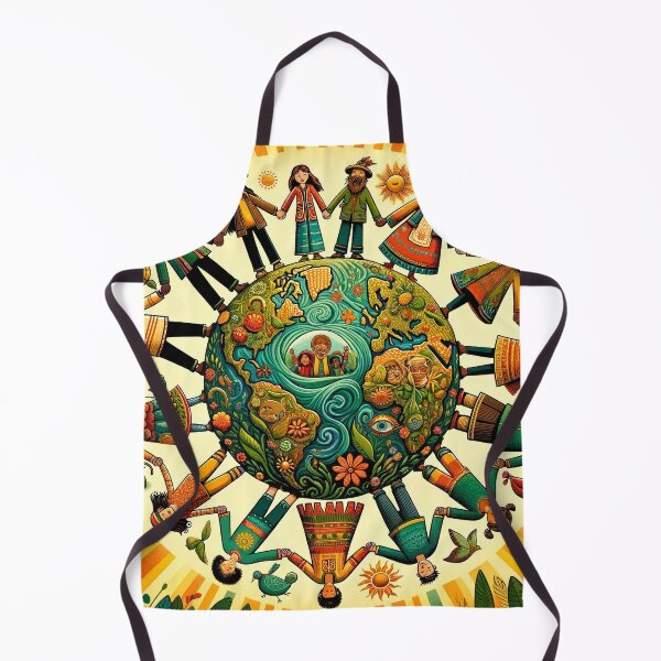 Item preview, Mother Earth Happy Theme - Joyful Nature Art designed and sold by The-Library.